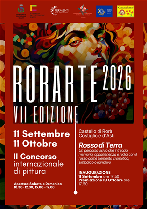 Rorarte 2026: al castello di rorà la settima edizione del concorso internazionale di pittura